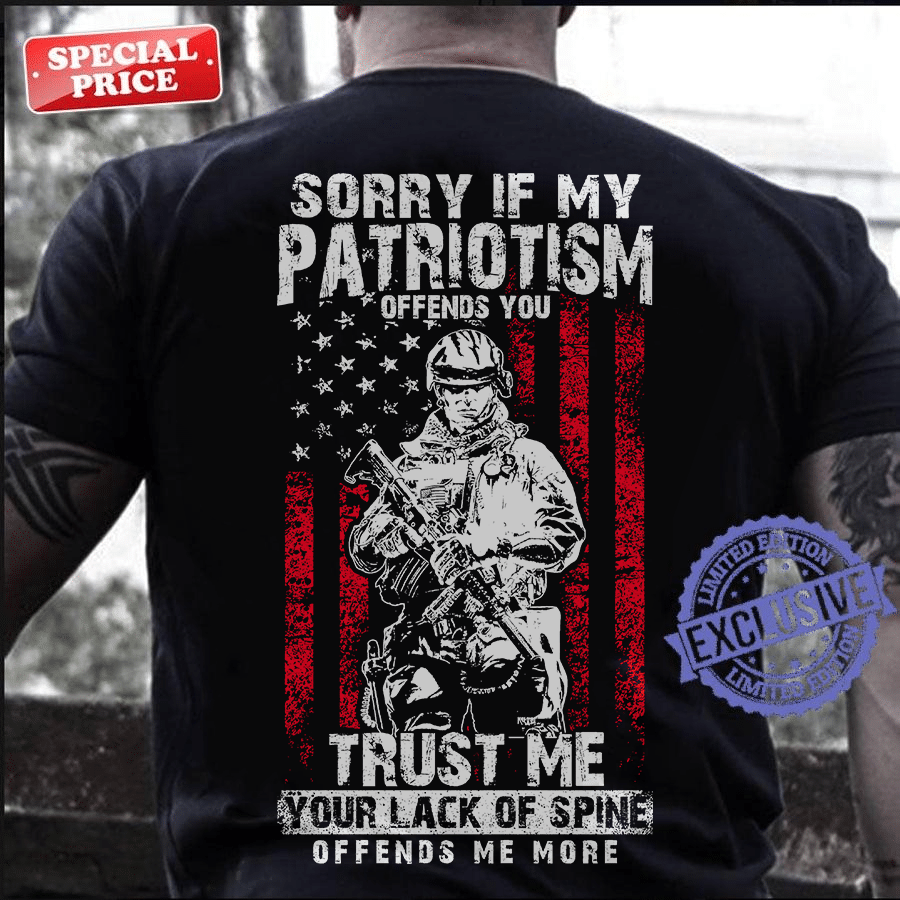 164146568211ecf02174.png Premium America Veteran Patriostrism T-Shirt NVT241001 - Image 1