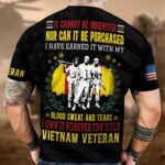 Proud Vietnam Veteran T-Shirt PVC180403 - Image 2