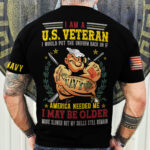 Premium I Am A U.S Veteran T-Shirt NPVC220602 - Image 3