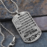 Unique US Veteran Dog Tag - I'm Proud TVNN050901 - Image 4