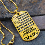 Unique US Veteran Dog Tag - I'm Proud TVNN050901 - Image 9