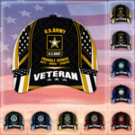 Premium U.S Multiple Service Veteran 3D Cap NPVC260403