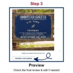 Personalized U.S Veteran Metal Sign CRD060503 - Image 4