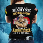 United States Female Veteran T-Shirt DSYF190710 - Image 3