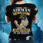 United States Female Veteran T-Shirt DSYF190710 - Image 4