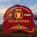 Vietnam Veteran Hat, Personalized Cap Gift For Gift For Veterans Day, Father's Day, Memorial Day VPVC0011 - Image 4