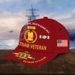 Vietnam Veteran Hat, Personalized Cap Gift For Gift For Veterans Day, Father's Day, Memorial Day VPVC0011 - Image 6
