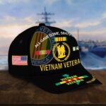 Vietnam Veteran Hat, Personalized Cap Gift For Gift For Veterans Day, Father's Day, Memorial Day VPVC0011 - Image 2