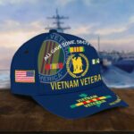 Vietnam Veteran Hat, Personalized Cap Gift For Gift For Veterans Day, Father's Day, Memorial Day VPVC0011 - Image 7