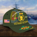 Vietnam Veteran Hat, Personalized Cap Gift For Gift For Veterans Day, Father's Day, Memorial Day VPVC0011 - Image 10