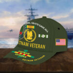 Vietnam Veteran Hat, Personalized Cap Gift For Gift For Veterans Day, Father's Day, Memorial Day VPVC0011 - Image 12