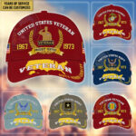 Premium Personalized American Pride US Veterans Cap APVC080501