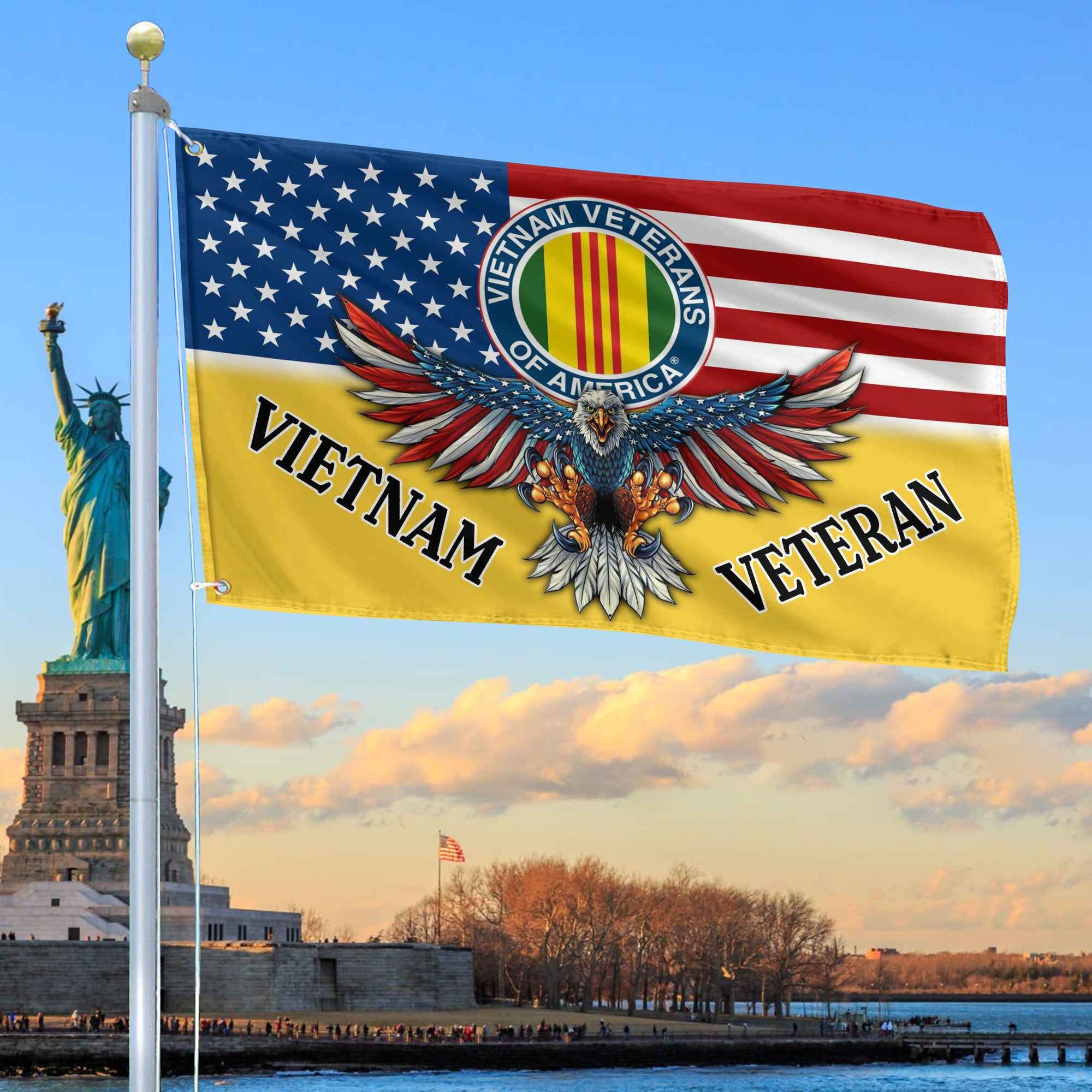 1717141021018.jpg Unique Vietnam Veteran Grommet Flag, Gift For Vietnam Veteran VPVC104606 - Image 1