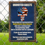 Premium US Veterans Metal Sign APVC040602 - Image 4