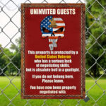 Premium US Veterans Metal Sign APVC040602 - Image 10