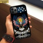 Premium Custom Name, Rank Vietnam Veteran Phone Case, Gifts For Vietnam Veteran, Gifts For Dad, For Husband VPVC500506 - Image 3