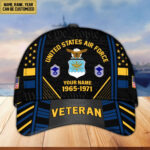 Custom Name, Rank, Years Of Service US Veterans Cap ESYF060801 - Image 26