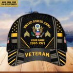 Custom Name, Rank, Years Of Service US Veterans Cap ESYF060801 - Image 5