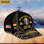 Custom Name, Rank, Years Of Service US Veterans Cap ESYF060801 - Image 6