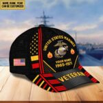 Custom Name, Rank, Years Of Service US Veterans Cap ESYF060801 - Image 18