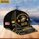 Custom Name, Rank, Years Of Service US Veterans Cap ESYF060801 - Image 21