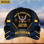 Custom Name, Rank, Years Of Service US Veterans Cap ESYF060801 - Image 11