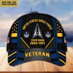 Custom Name, Rank, Years Of Service US Veterans Cap ESYF060801 - Image 32