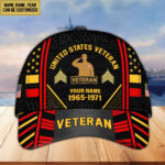 Custom Name, Rank, Years Of Service US Veterans Cap ESYF060801 - Image 35