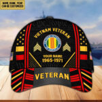 Custom Name, Rank, Years Of Service US Veterans Cap ESYF060801 - Image 38