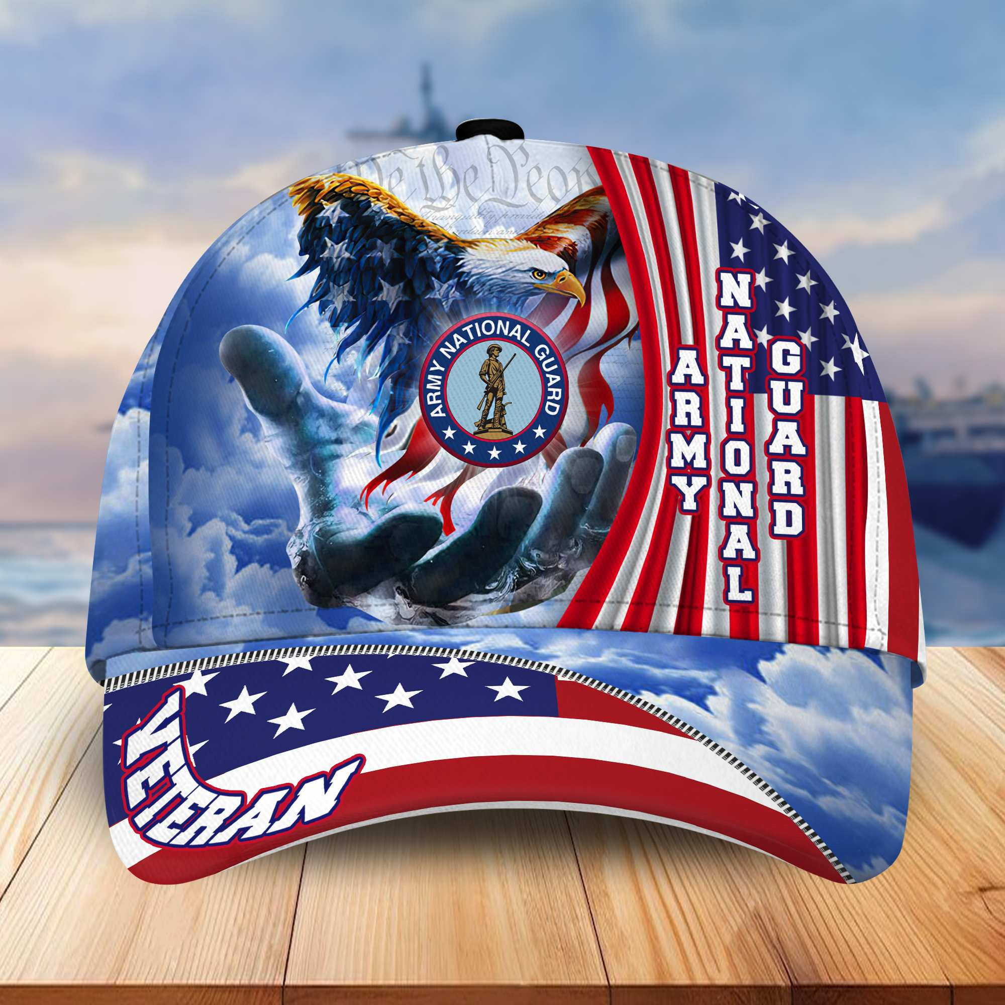 1723101557220.jpg Premium Army National Guard Veteran Cap, Gifts for Dad, for Husband VPVC003204 - Image 1