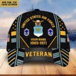Custom Name, Rank, Years Of Service US Veterans Cap ESYF060801 - Image 23