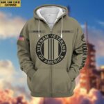 Premium Custom Vietnam Veteran Zip Hoodie VPVC601906, Custom Name, Rank, Gifts For Vietnam Veteran - Image 3