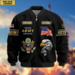 Personalized US Veterans Bomber Jacket ESYF120901, Gifts For US Veterans, Gifts For Veterans Day - Image 3