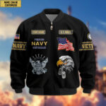 Personalized US Veterans Bomber Jacket ESYF120901, Gifts For US Veterans, Gifts For Veterans Day - Image 9