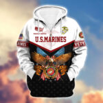 Premium US Veterans Zip Hoodie BPVC130902, Gifts For US Veterans, Gifts For Veterans Day - Image 6