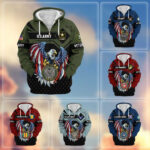 Premium US Veterans Zip Hoodie APHN011011, Gifts For US Veterans, Gifts For Veterans Day