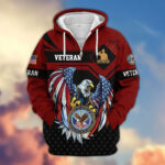 Premium US Veterans Zip Hoodie APHN011011, Gifts For US Veterans, Gifts For Veterans Day - Image 13