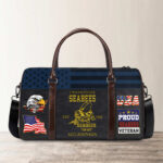 Custom Name US Veterans Travel Bag, Gifts For Veterans Day DSKQ181014 - Image 6