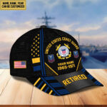 Premium Custom Name, Rank, Years Of Service US Retired Cap BPVC301010 - Image 29