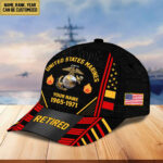 Premium Custom Name, Rank, Years Of Service US Retired Cap BPVC301010 - Image 19