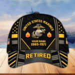 Premium Custom Name, Rank, Years Of Service US Retired Cap BPVC301010 - Image 21