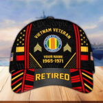 Premium Custom Name, Rank, Years Of Service US Retired Cap BPVC301010 - Image 39