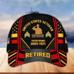 Premium Custom Name, Rank, Years Of Service US Retired Cap BPVC301010 - Image 36