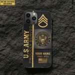 US Army Phone Case, Gifts For Army Veteran, Gifts For Veterans Day, Father's Day VPVC501101 - Image 2