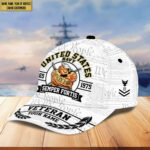 US Navy Veteran Custom Cap YSYF005602, Gifts For Navy Veteran, Best Gifts On Independence Day, Veterans Day. - Image 3