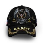Premium Custom US Navy Cap VPVC006202, Gifts For Navy Veteran, Gifts For Dad, For Husband, Best Gifts On Father's Day, Armed Forces Day, Independence Day, Veterans Day.