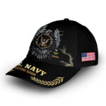 Premium Custom US Navy Cap VPVC006202, Gifts For Navy Veteran, Gifts For Dad, For Husband, Best Gifts On Father's Day, Armed Forces Day, Independence Day, Veterans Day. - Image 3