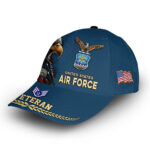 Premium USAF Cap VPVC007704, Custom Name, Rank, Year, Gifts For Air Force Veteran, Best Gifts On Father's Day, Armed Forces Day, Independence Day, Veterans Day. - Image 3