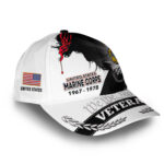 USMC Custom Cap VPVC008303, Gifts For Marine Veteran, Best Gifts On Father's Day, Armed Forces Day, Independence Day, Veterans Day. - Image 2