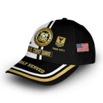 USCG Custom Cap VPVC011605, Gifts For Coast Guard Veteran, Best Gifts On Father's Day, Armed Forces Day, Independence Day, Veterans Day. - Image 3